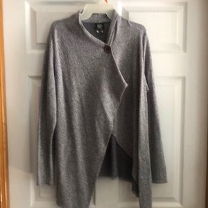 Womens XL Grey Sweater Wrap